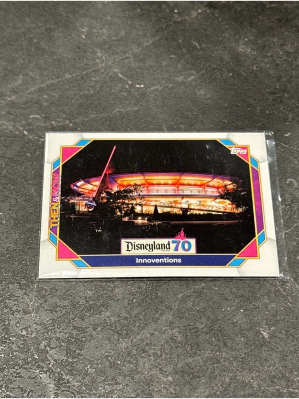 Disneyland 70th Anniversary Topps Trading Card
